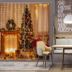 3D Fireplace Tree 52077 Christmas Blockout Photo Curtain Printing Curtains Drapes Fabric Window Xmas 7 3D Fireplace Tree 52077 Christmas Blockout Photo Curtain Printing Curtains Drapes Fabric Window Xmas -Amscan Sales Store 3f55afbb11206f687ca2f0d5006fefab