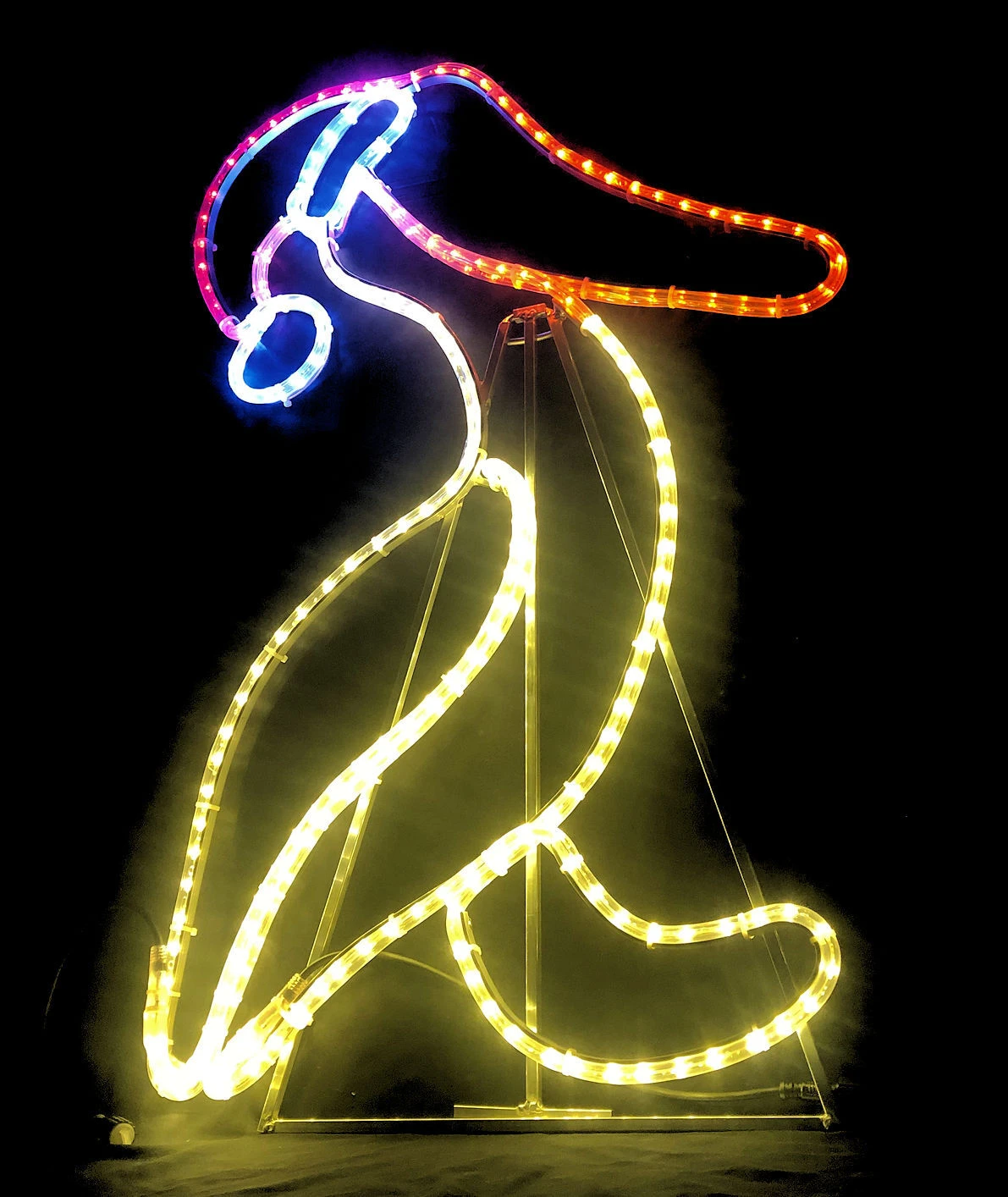 Christmas Pelican Rope Light Motif 100cm - Red, Warm White, Orange 9 Christmas Pelican Rope Light Motif 100cm - Red, Warm White, Orange - Image 7