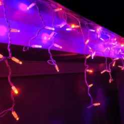 Christmas Complete Icicle Lights PURPLE/ORANGE 4.8m - Purple/Orange 14 Christmas Complete Icicle Lights PURPLE/ORANGE 4.8m - Purple/Orange -Amscan Sales Store 42d4b1247afc26e7c702ca75ddf0d292