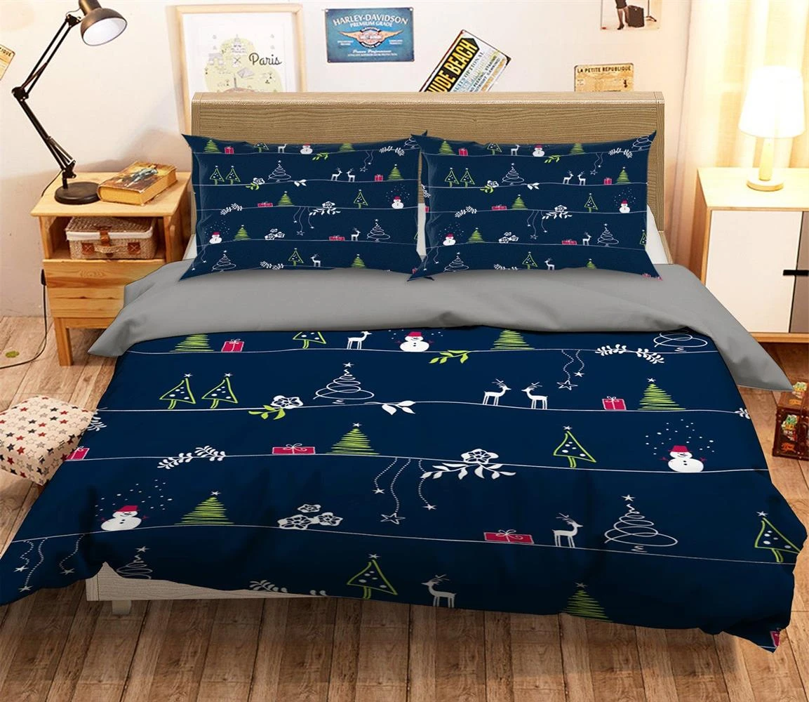 3D Christmas Illustration Snowman 32 Bed Pillowcases Quilt Cover Set Bedding Set Pillowcases Duvet C 3 3D Christmas Illustration Snowman 32 Bed Pillowcases Quilt Cover Set Bedding Set Pillowcases Duvet C