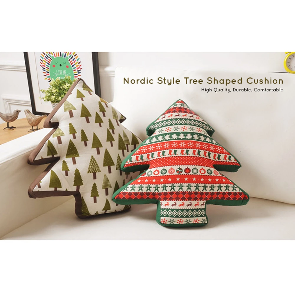 Nordic Christmas Tree Cushion 48cm 4 Nordic Christmas Tree Cushion 48cm - Image 2