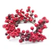 Christmas Red Berry Wreath Holly Xmas Flowers Door Wall Hanging Decoration Gift