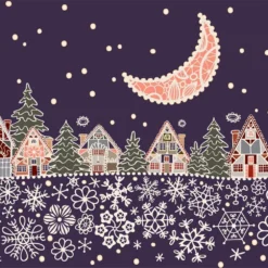3D Christmas Purple Moon Tree 767 Wallpaper Mural Wall Mural Wall Murals Removable Wallpaper Woven P -Amscan Sales Store 4d20a3396afe0eb62b0146aac8083dd0