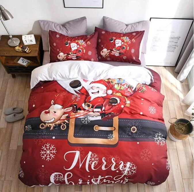 3D Christmas Costume 6138 Bed Pillowcases Quilt Cover Set Bedding Set Pillowcases Duvet Cover KING S 3 3D Christmas Costume 6138 Bed Pillowcases Quilt Cover Set Bedding Set Pillowcases Duvet Cover KING S