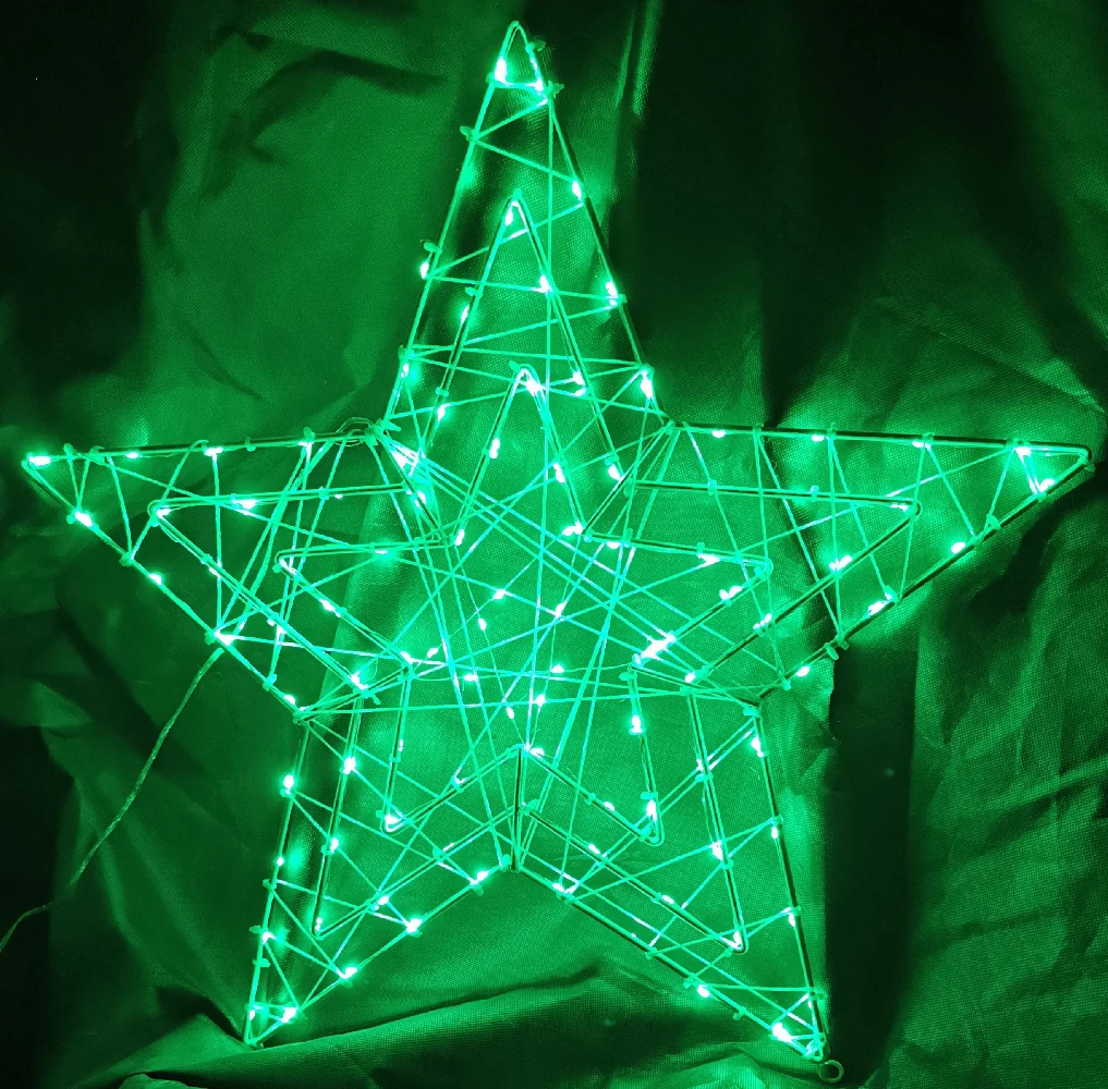 Christmas LED Motif RGB Remote Controlled Animated Star 57x57cm Indoor Outdoor Display Sign 11 Christmas LED Motif RGB Remote Controlled Animated Star 57x57cm Indoor Outdoor Display Sign - Image 9