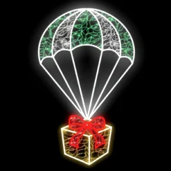 Parachuting Present Gold Christmas Rope Light Moti 15 Parachuting Present Gold Christmas Rope Light Moti -Amscan Sales Store 4f1b4db1fb7e43ada6d79501e737344f