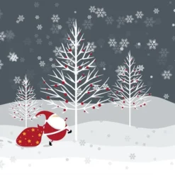 Amscan Sales Store 55 3D Father Christmas 's Gifts Bag 2 Wallpaper Mural Wall Mural Wall Murals Removable Wallpaper Woven