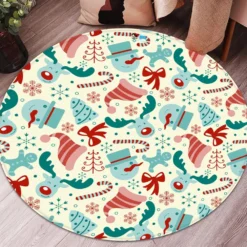 3D Hat Snowman Deer Bow 65226 Christmas Round Non Slip Rug Mat Room Mat Quality Elegant Photo Carpet 7 3D Hat Snowman Deer Bow 65226 Christmas Round Non Slip Rug Mat Room Mat Quality Elegant Photo Carpet -Amscan Sales Store 502972681583bae3dfbd6340fa2ca10f