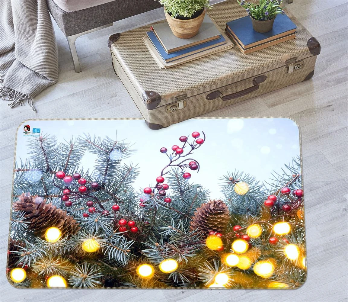 3D Branches 55064 Christmas Non Slip Rug Mat Room Mat Quality Elegant Photo Carpet Xmas 3 3D Branches 55064 Christmas Non Slip Rug Mat Room Mat Quality Elegant Photo Carpet Xmas