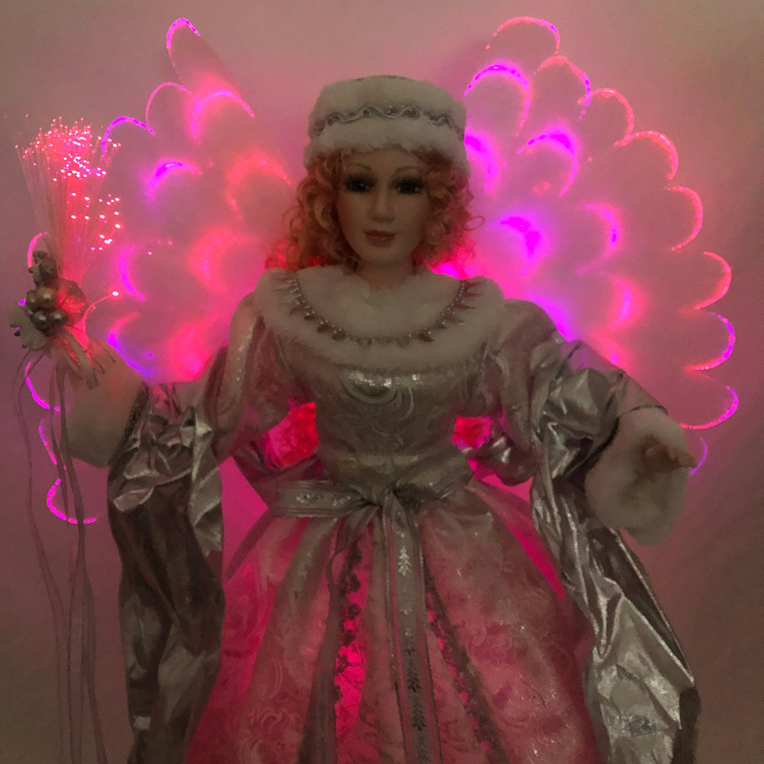 Christmas Complete Angel Silver White Animated 80cm 8 Christmas Complete Angel Silver White Animated 80cm - Image 6