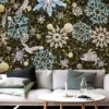 3D Christmas Snowflake 112 Wallpaper Mural Wall Mural Wall Murals Removable Wallpaper Woven Paper (n -Amscan Sales Store 5740c1702a542f55d7e6d5593a7f2211 1