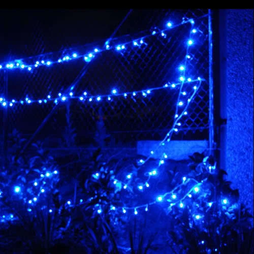 24m 200 LED Christmas Fairy Light Clear String BLUE 3 24m 200 LED Christmas Fairy Light Clear String BLUE