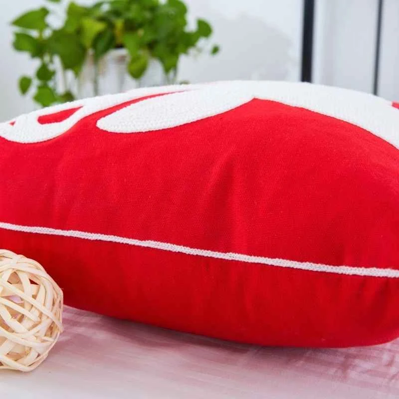 Embroidered Merry Christmas Cushion Cover - Reindeer 5 Embroidered Merry Christmas Cushion Cover - Reindeer - Image 3