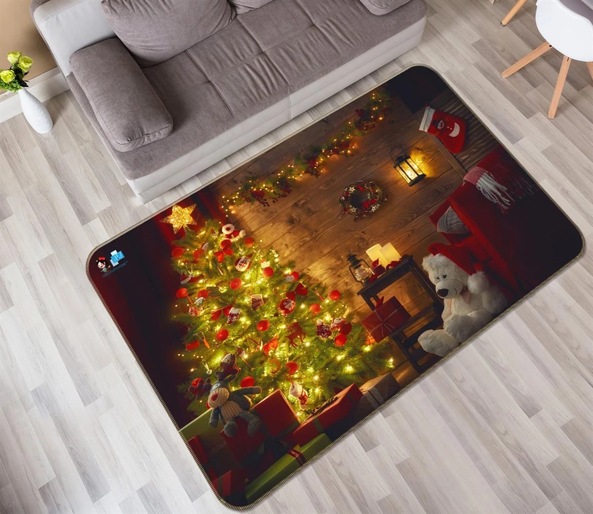 3D Tree Bear Doll 55075 Christmas Non Slip Rug Mat Room Mat Quality Elegant Photo Carpet Xmas 3 3D Tree Bear Doll 55075 Christmas Non Slip Rug Mat Room Mat Quality Elegant Photo Carpet Xmas