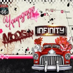 3D Christmas Car 268 Wallpaper Mural Wall Mural Wall Murals Removable Wallpaper Self-adhesive Vinyl