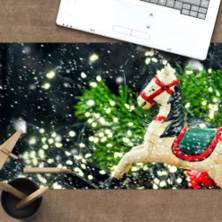 3D Trojan Horse 51184 Christmas Non-slip Office Desk Mouse Mat Large Keyboard Pad Game Xmas