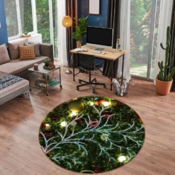 3D Branches Light 54173 Christmas Round Non Slip Rug Mat Room Mat Quality Elegant Photo Carpet Xmas 7 3D Branches Light 54173 Christmas Round Non Slip Rug Mat Room Mat Quality Elegant Photo Carpet Xmas -Amscan Sales Store 61928e3452573726740853a0a0430b89