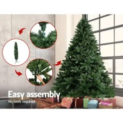 Jingle Jollys 2.4M 8FT Christmas Tree Xmas Decoration Green Home Decor Bonus Bags 14 Jingle Jollys 2.4M 8FT Christmas Tree Xmas Decoration Green Home Decor Bonus Bags -Amscan Sales Store 61ac1c1ca5412e2e596d295a4467ce4f