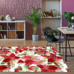 3D Red Leaves Flowers 54240 Christmas Non Slip Rug Mat Room Mat Quality Elegant Photo Carpet Xmas 6 3D Red Leaves Flowers 54240 Christmas Non Slip Rug Mat Room Mat Quality Elegant Photo Carpet Xmas -Amscan Sales Store 662791c068d04869a82c5dede78ed005