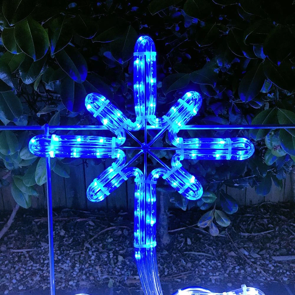 Merry Christmas Santa Rope Light Motif 3.25m Animated - Red, Blue, White 5 Merry Christmas Santa Rope Light Motif 3.25m Animated - Red, Blue, White - Image 3