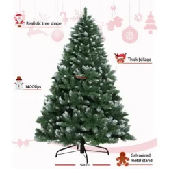 Jingle Jollys 2.4M 8FT Christmas Tree Xmas Decorations Snow Home Decor 1400 Tips 9 Jingle Jollys 2.4M 8FT Christmas Tree Xmas Decorations Snow Home Decor 1400 Tips -Amscan Sales Store 681c2ea00f391b9526b04ef07ecaced7