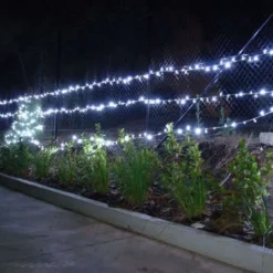 75m 700 LED Christmas Fairy Light Clear String White