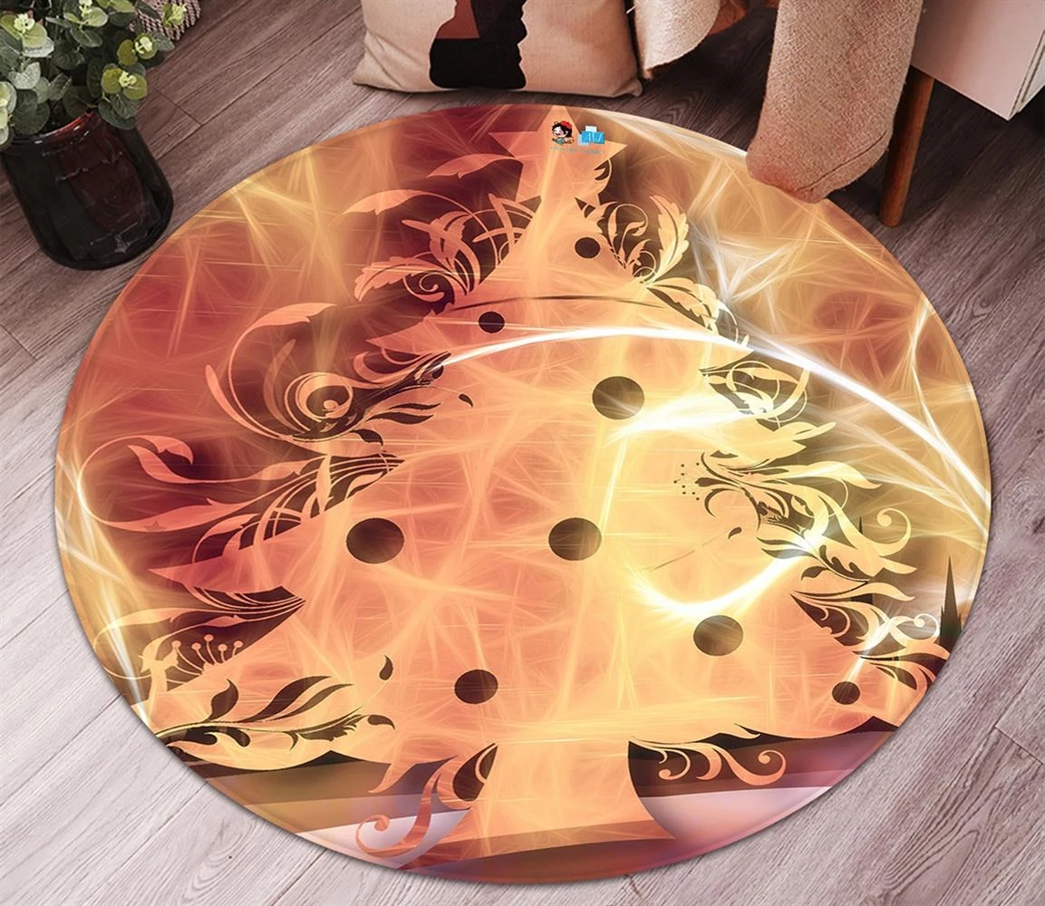 3D Flame Pattern Tree 65232 Christmas Round Non Slip Rug Mat Room Mat Quality Elegant Photo Carpet X 3 3D Flame Pattern Tree 65232 Christmas Round Non Slip Rug Mat Room Mat Quality Elegant Photo Carpet X