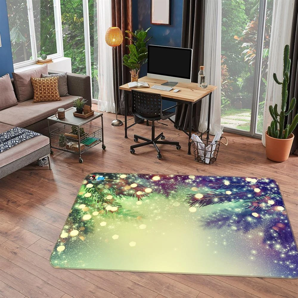 3D Tree Light 55074 Christmas Non Slip Rug Mat Room Mat Quality Elegant Photo Carpet Xmas 5 3D Tree Light 55074 Christmas Non Slip Rug Mat Room Mat Quality Elegant Photo Carpet Xmas - Image 3