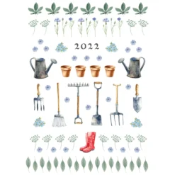 Garden - 2022 Premium A5 Padded Cover Diary Planner Christmas New Year Gift