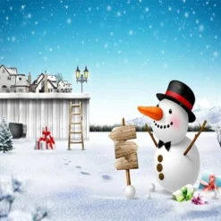 3D Christmas Snowman And Snowflake 5 Wallpaper Mural Wall Mural Wall Murals Removable Wallpaper Wove -Amscan Sales Store 6f9cd225227572e87f8361502ac304e8