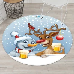 3D Snowman Deer Beer 66011 Christmas Round Non Slip Rug Mat Room Mat Quality Elegant Photo Carpet Xm 7 3D Snowman Deer Beer 66011 Christmas Round Non Slip Rug Mat Room Mat Quality Elegant Photo Carpet Xm -Amscan Sales Store 70e925278822b9e66c0e98788f32f2d7