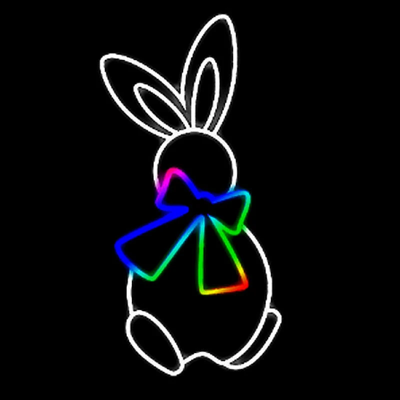 Christmas Complete Easter Bunny Girl Rope Light Motif 70cm - Multicolour 5 Christmas Complete Easter Bunny Girl Rope Light Motif 70cm - Multicolour - Image 4