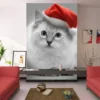 3D Kitten Christmas Hat 112 Wall Murals Self-adhesive Vinyl 1 3D Kitten Christmas Hat 112 Wall Murals Self-adhesive Vinyl -Amscan Sales Store 735b30901b34b795e4a015e5dd13ecee
