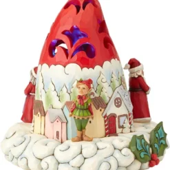 Heartwood Creek By Jim Shore LED Lighted Christmas Santa Hat 4060107 - Multi Coloured -Amscan Sales Store 74e4b10964aa7cb9ac4d6004014eddca