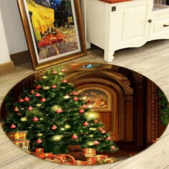 3D Warm Light Tree 763 Christmas Round Non Slip Rug Mat Room Mat Quality Elegant Photo Carpet Xmas 6 3D Warm Light Tree 763 Christmas Round Non Slip Rug Mat Room Mat Quality Elegant Photo Carpet Xmas -Amscan Sales Store 7626f1dfff05fc0754f55d9e09c3cda4