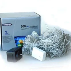 500 LED Icicle Christmas Rope Light Warm White