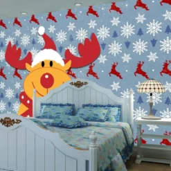 3D Christmas Bear Toy 231 Wallpaper Mural Wall Mural Wall Murals Removable Wallpaper Woven Paper (ne -Amscan Sales Store 7b05e4450ccbf0463eeb00667c963cb9