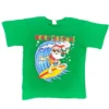 New Kids Christmas Xmas T Shirt Tee Tops 100% Cotton Boys Girls Gift Red White - Santa Surf (Green) -Amscan Sales Store 7d8dfd0300b721753c21d277388e74d0
