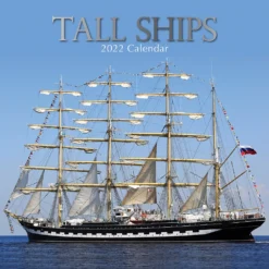 Tall Ships - 2022 Premium Square Wall Calendar 16 Months New Year Christmas Gift