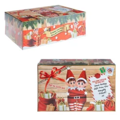 Christmas Eve Elf Gift Box Flat Pack - Medium
