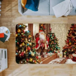 3D Tree Santa Claus 54245 Christmas Non Slip Rug Mat Room Mat Quality Elegant Photo Carpet Xmas 7 3D Tree Santa Claus 54245 Christmas Non Slip Rug Mat Room Mat Quality Elegant Photo Carpet Xmas -Amscan Sales Store 8205dbdea8c7ebaf6e965bc0a5488575