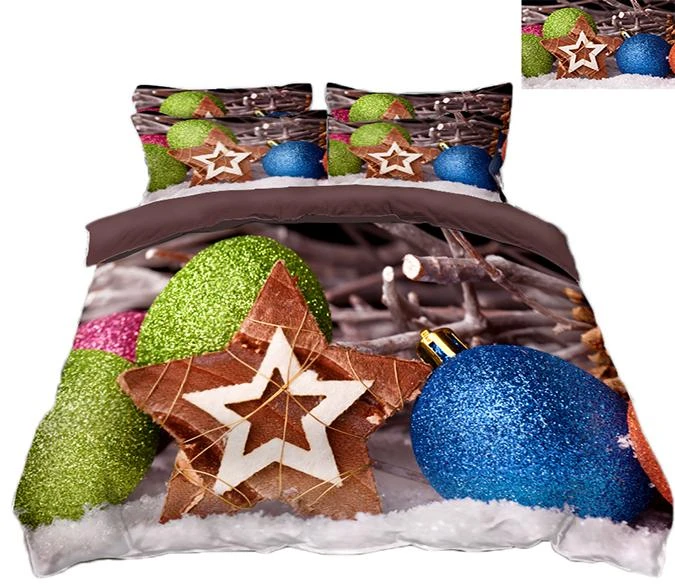 3D Christmas Pentagram 72 Bed Pillowcases Quilt Cover Set Bedding Set Pillowcases Duvet Cover KING S 3 3D Christmas Pentagram 72 Bed Pillowcases Quilt Cover Set Bedding Set Pillowcases Duvet Cover KING S