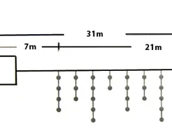 500 LED Icicle Christmas Rope Light Warm White 7 500 LED Icicle Christmas Rope Light Warm White -Amscan Sales Store 84ccbb4c33950f224c77d6156e76bf0a