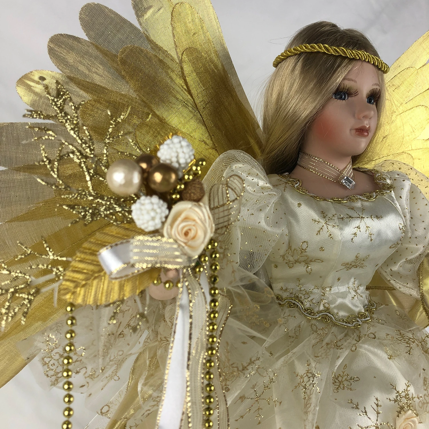 Christmas Complete Angel Gold Animated 60cm 9 Christmas Complete Angel Gold Animated 60cm - Image 7