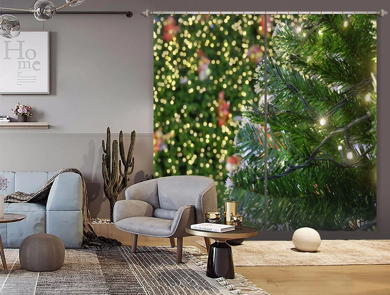 3D Tree 52057 Christmas Blockout Photo Curtain Printing Curtains Drapes Fabric Window Xmas 3 3D Tree 52057 Christmas Blockout Photo Curtain Printing Curtains Drapes Fabric Window Xmas