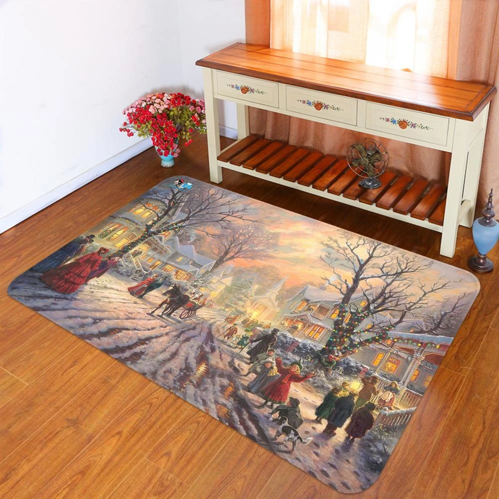 3D Snow Street 65171 Christmas Non Slip Rug Mat Room Mat Quality Elegant Photo Carpet Xmas 3 3D Snow Street 65171 Christmas Non Slip Rug Mat Room Mat Quality Elegant Photo Carpet Xmas