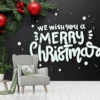 3D Red Ball Merry Christmas 58084 Wall Murals Woven Paper (need Glue) -Amscan Sales Store 88a1a2ca2a4e596d734b678112090fdd