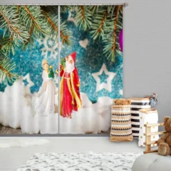 3D Santa Claus Ornaments 52061 Christmas Blockout Photo Curtain Printing Curtains Drapes Fabric Wind 7 3D Santa Claus Ornaments 52061 Christmas Blockout Photo Curtain Printing Curtains Drapes Fabric Wind -Amscan Sales Store 89897ab6bdfe817d83d3950c1b9631a2