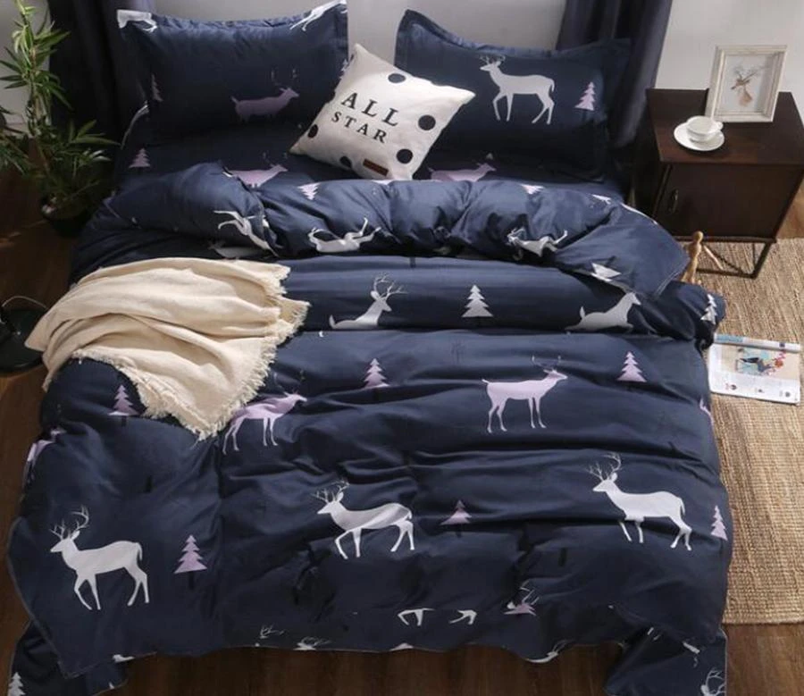 3D Deer Christmas Tree 12187 Bed Pillowcases Quilt Cover Set Bedding Set Pillowcases Duvet Cover KIN 4 3D Deer Christmas Tree 12187 Bed Pillowcases Quilt Cover Set Bedding Set Pillowcases Duvet Cover KIN - Image 2