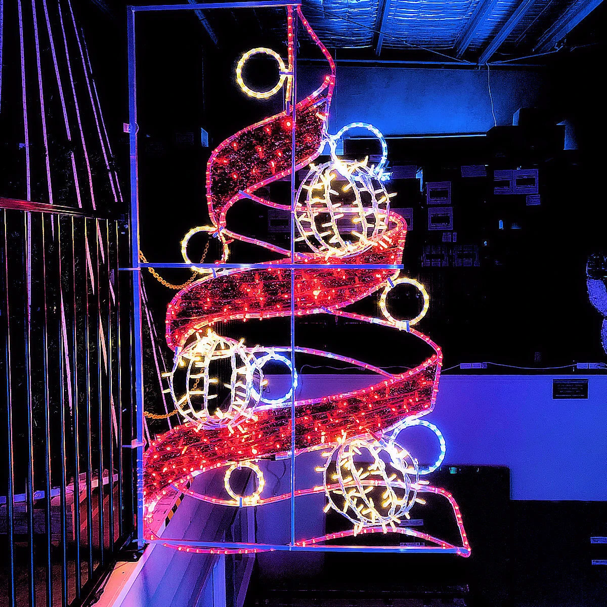 Christmas Complete Red Christmas Tree Lamp Pole Rope Light Motif 122cm 10 Christmas Complete Red Christmas Tree Lamp Pole Rope Light Motif 122cm - Image 8